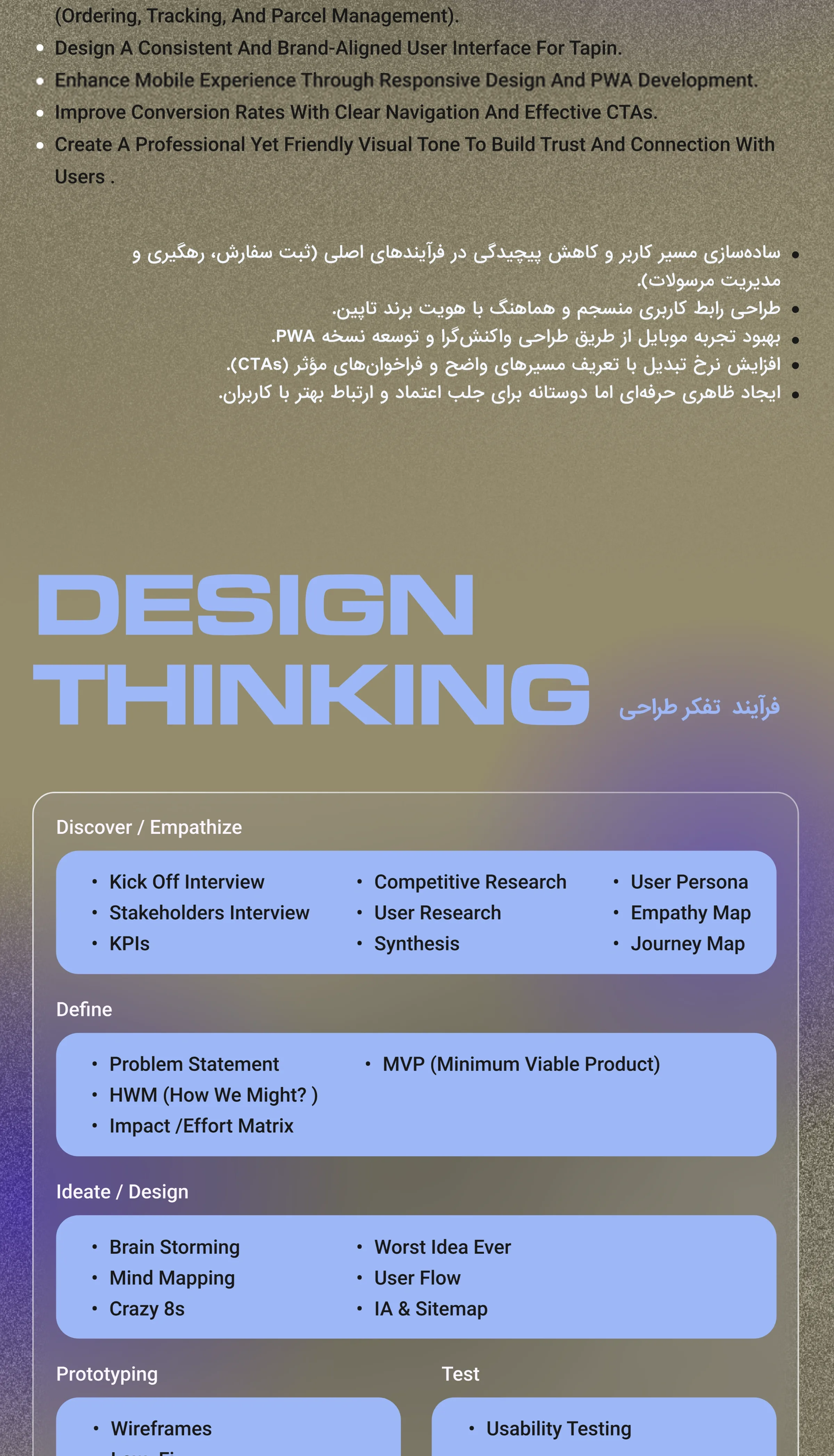 TAPIN Website slice 4